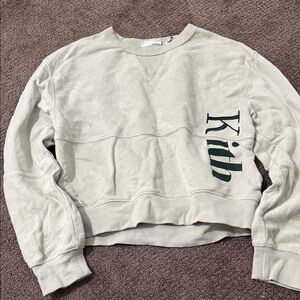 Kith kids Light Gray Crew Neck Sweater